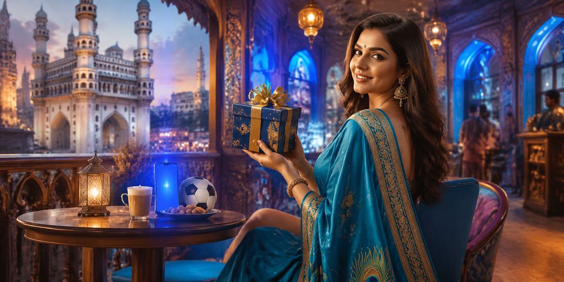 Lucknow old city football betting scene with a saree
